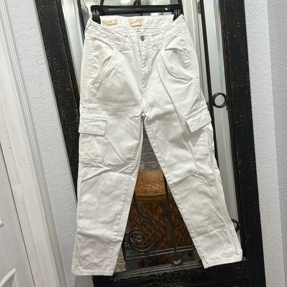 boyfriend white jeans